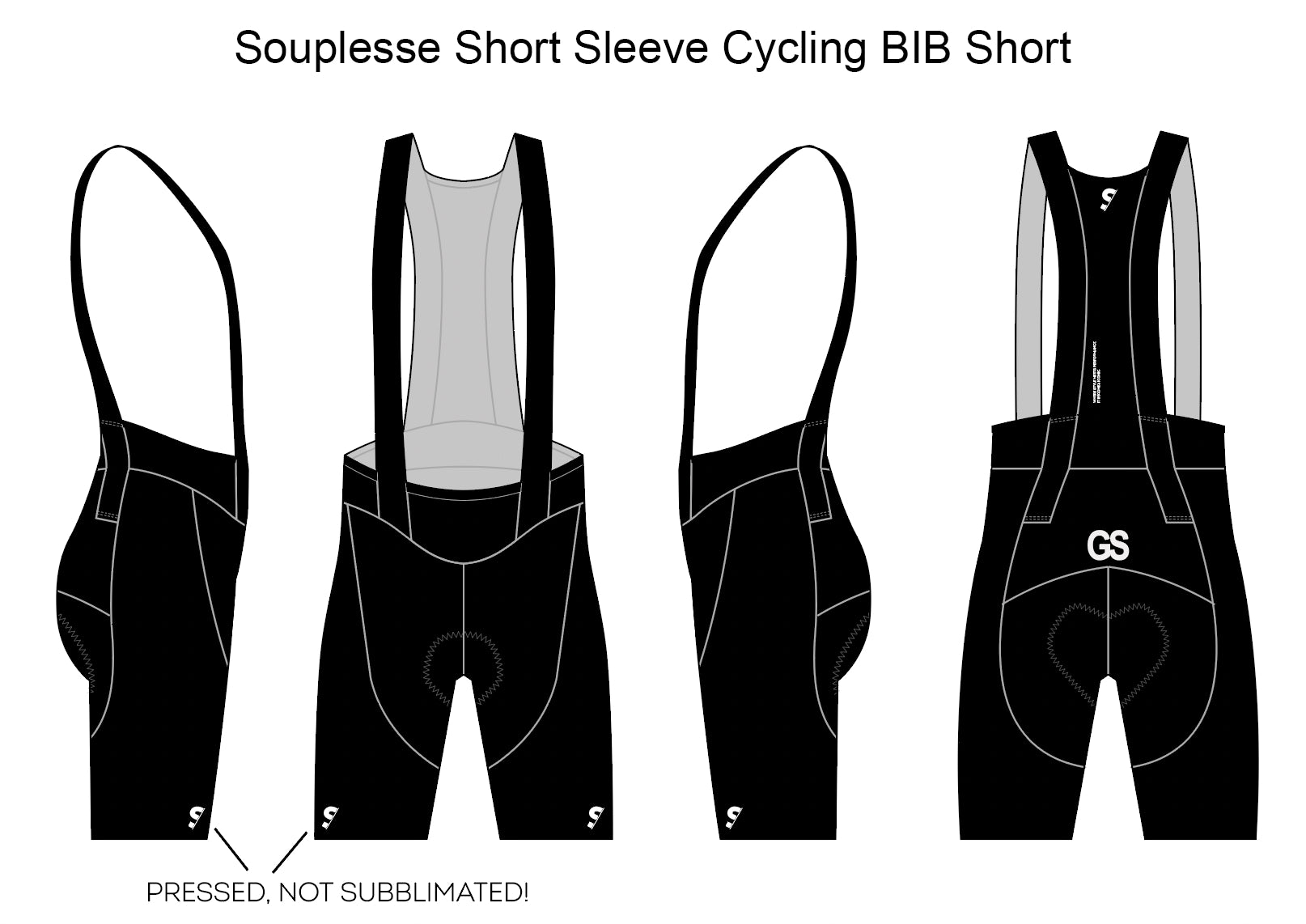 Grupetto Sterrato Black Iconic Cargo Bibs